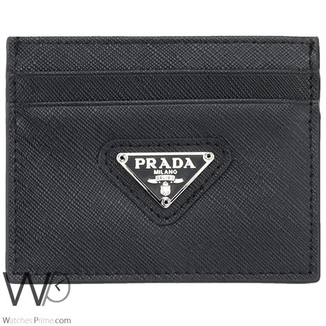 prada card case wallet|authentic prada wallet.